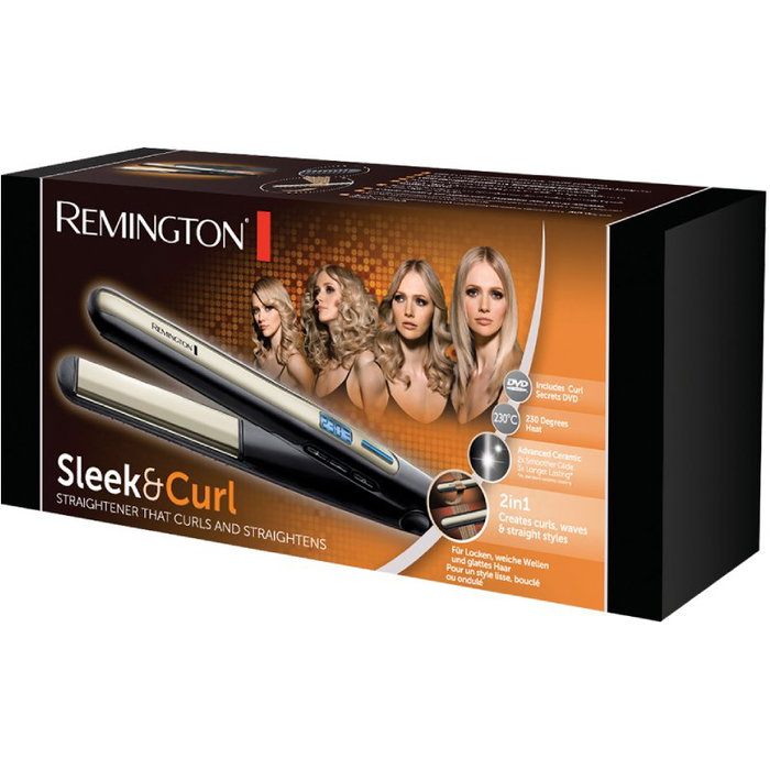 Remington Sleek & Curl S6500 Negro/Dorado